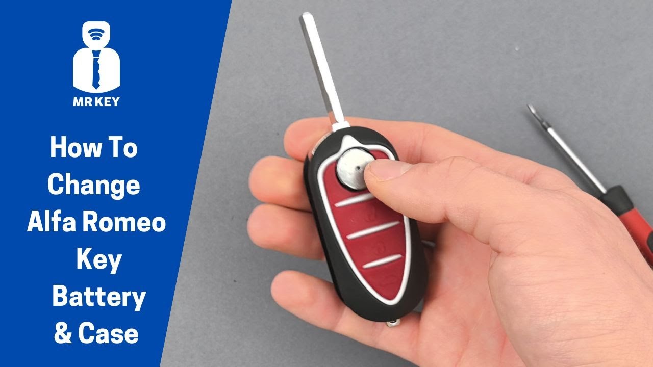 ALFA ROMEO GIULIETTA, MITO Key Battery & Case Change | How to Replace Key Battery and Shell
