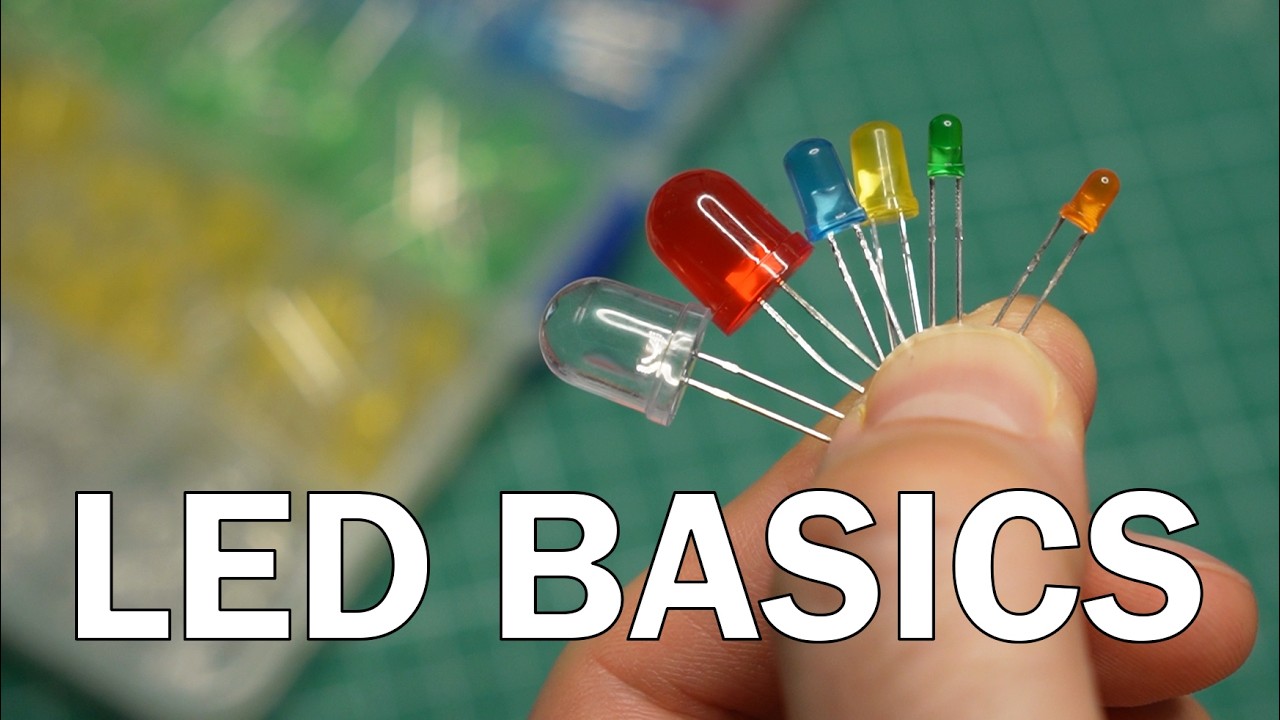How to use LEDs in a circuit (tutorial for beginners)