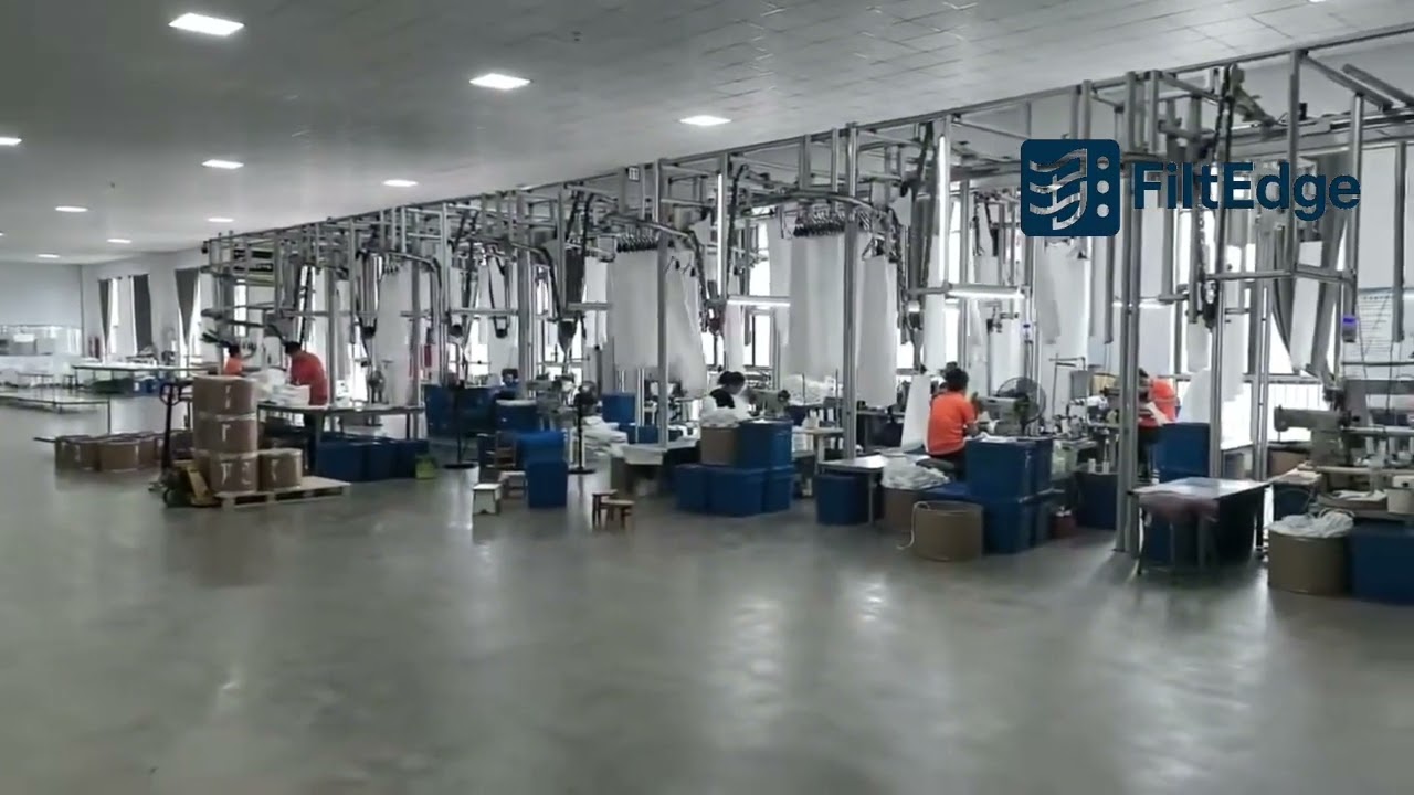 How We Sew PTFE Filter Bags | FiltEdge Industrial Workshop