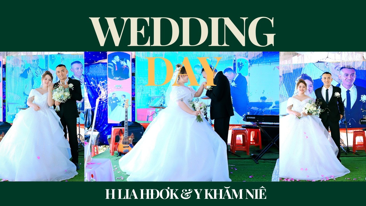 ĐÁM CƯỚI H LIA HĐƠK & Y KHĂM NIÊ | BUÔN RIĂNG, EA BÔNG