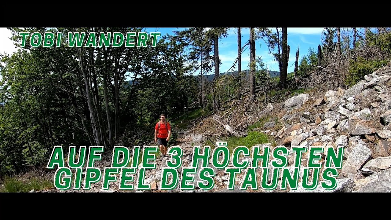Auf die 3 höchsten Gipfel des Taunus - Gr. Feldberg, Kl. Feldberg, Altkönig
