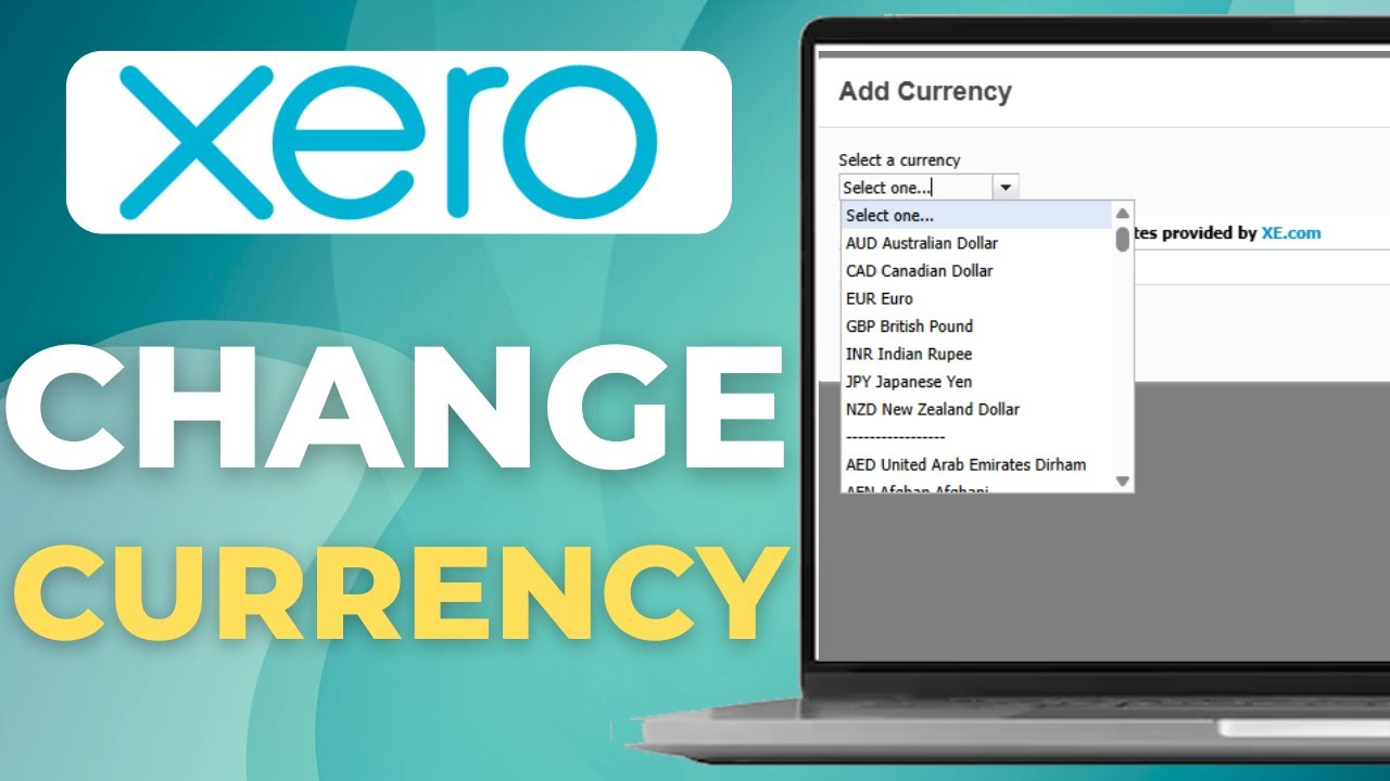 Как изменить валюту в Xero | Краткое руководство
