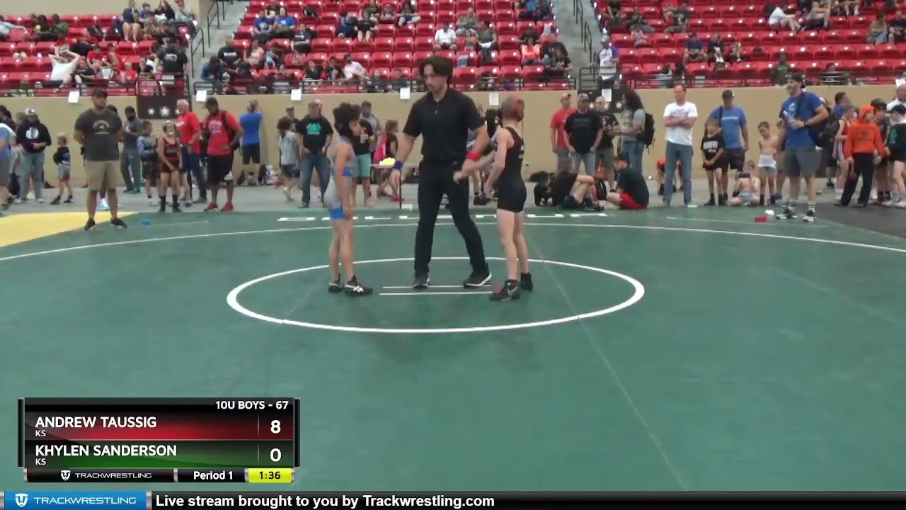 67 Lbs Round 3 - Andrew Taussig, KS Vs Khylen Sanderson, KS E2a3