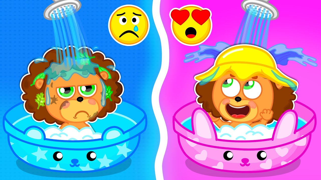 LeonCito | Gorro de baño para niños | Dibujos animados
