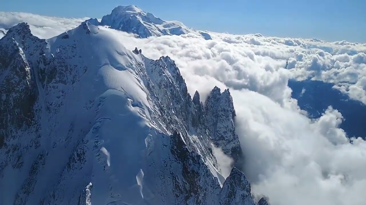 Tour du Mont-Blanc en hélico - #montblanc #travel #helicopter #montagne 