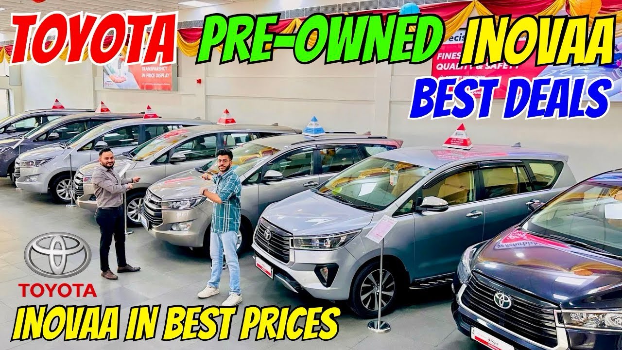 Toyota Fortuner , Inova and Many More Cars At Best Prices ✅ All Toyota Pre-owned Cars Available