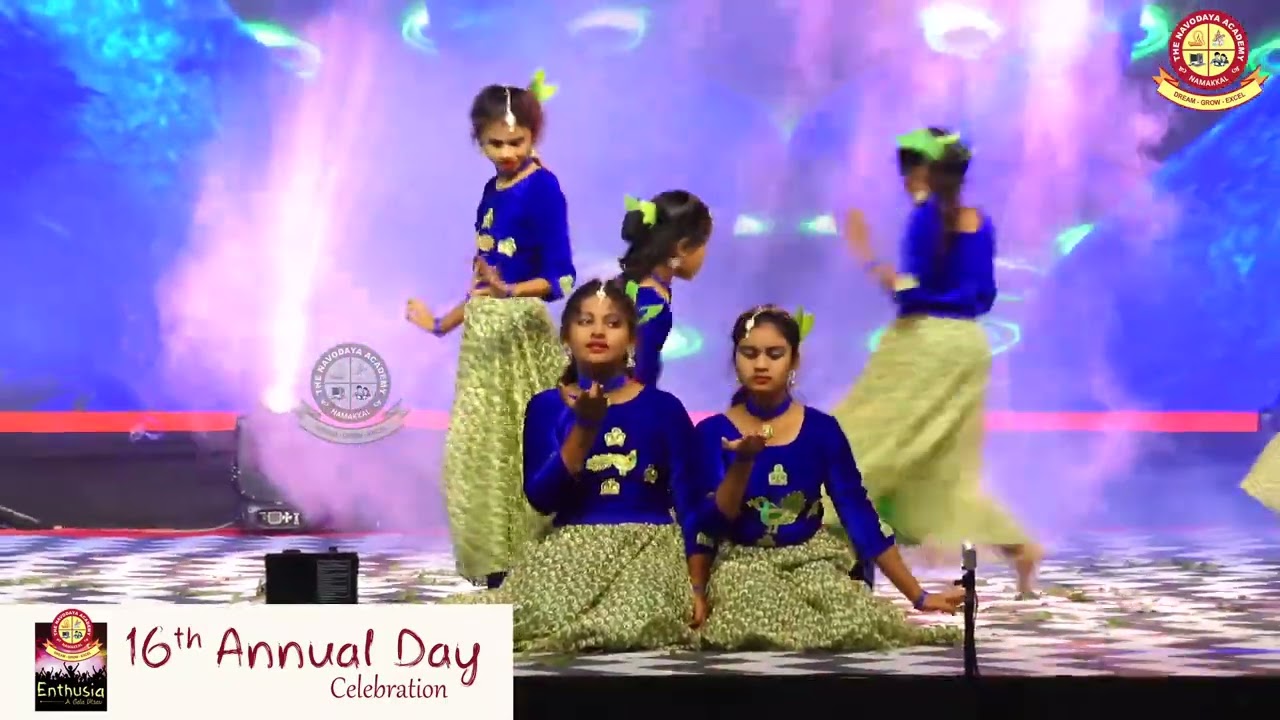 VI-VIII STD Folk Dance ( Peacock Performance| THE NAVODAYA ACADEMY SR SEC SCHOOL 16th Annual Day