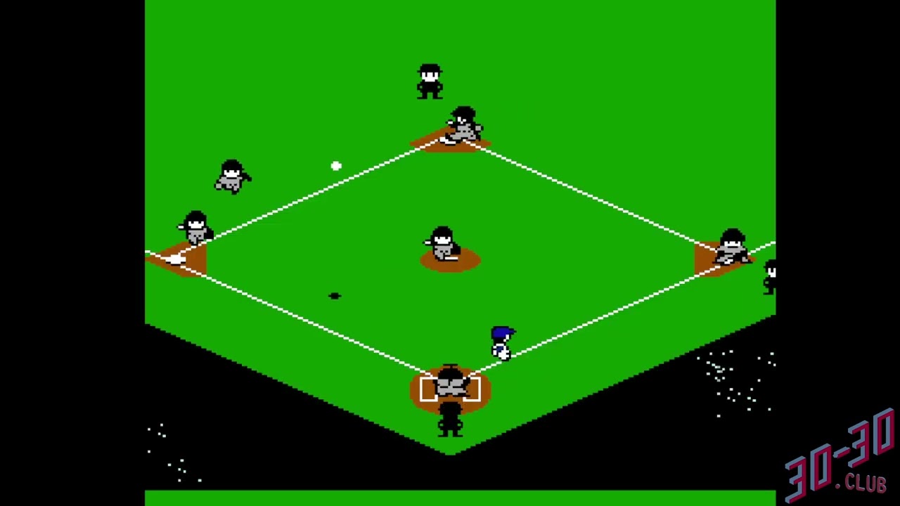 Baseball Simulator 1.000 (NES) - Gameplay