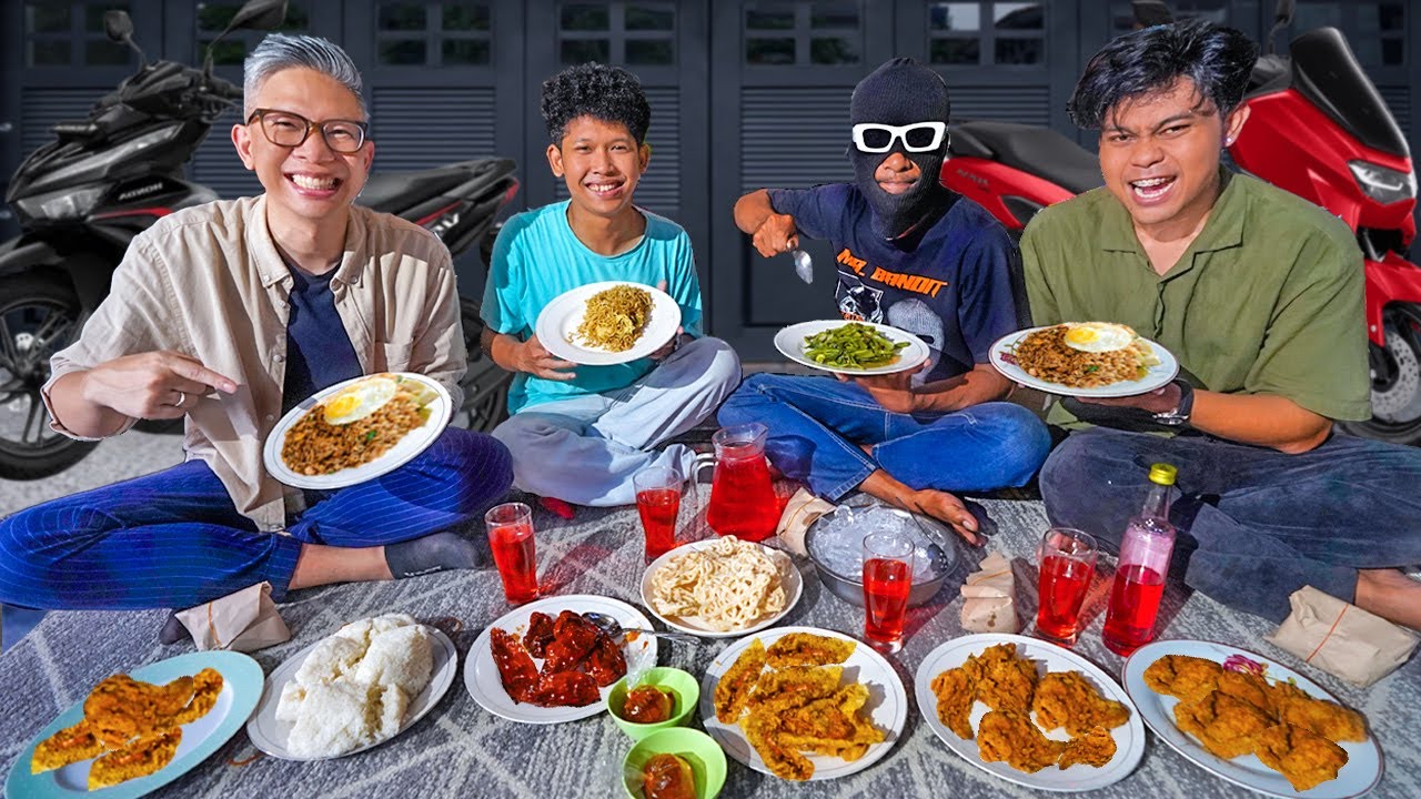 KITA BUKA PUASA DI GARASI RUMAH WEDA!!