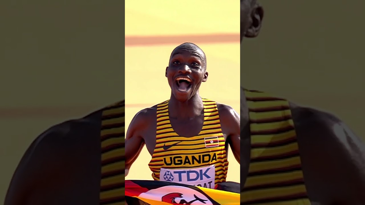 🇺🇬's Kiplimo wins historic marathon gold #athletics #worldathleticschamps #uganda #marathon