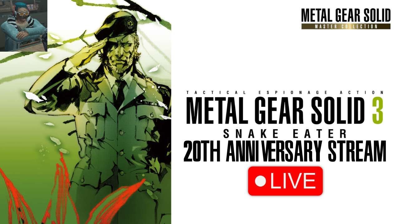 🔴 METAL GEAR SOLID 3 20TH ANNIVERSARY! | ThiccBoiJohn | LIVE