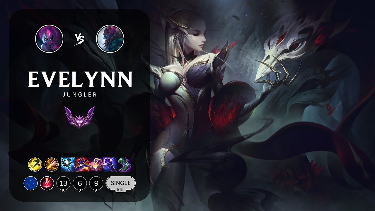 Evelynn Jungle vs Trundle - EUW Master Patch 14.1