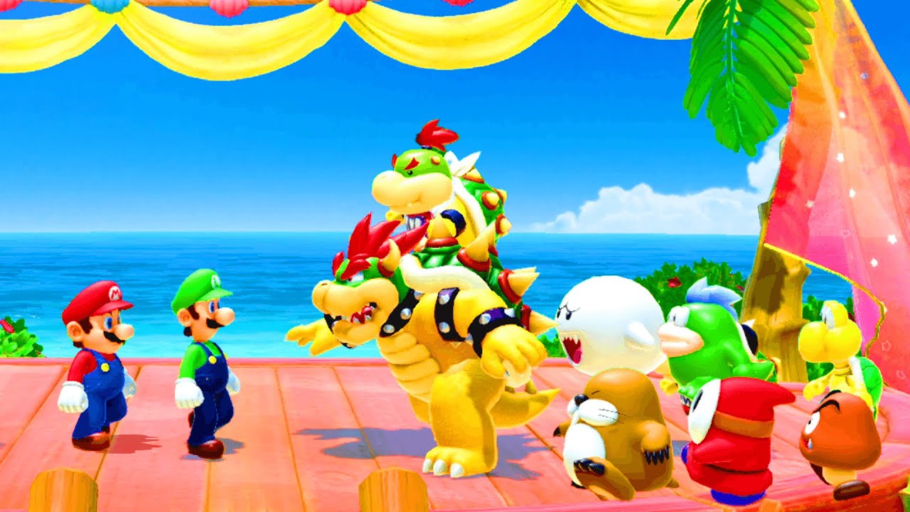 Super Mario Party Jamboree - Mario & Luigi Vs BOWSER's ARMY! Nintendo Switch Gameplay