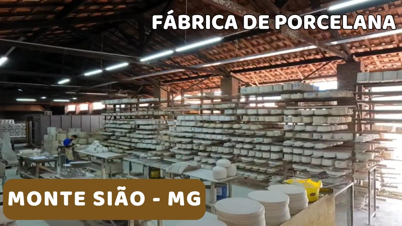 MONTE SIÃO - MG VOCÊ JÁ VIU COMO NASCEM AS PORCELANAS DE MONTE SIÃO? VISITAMOS A FÁBRICA! ep 48