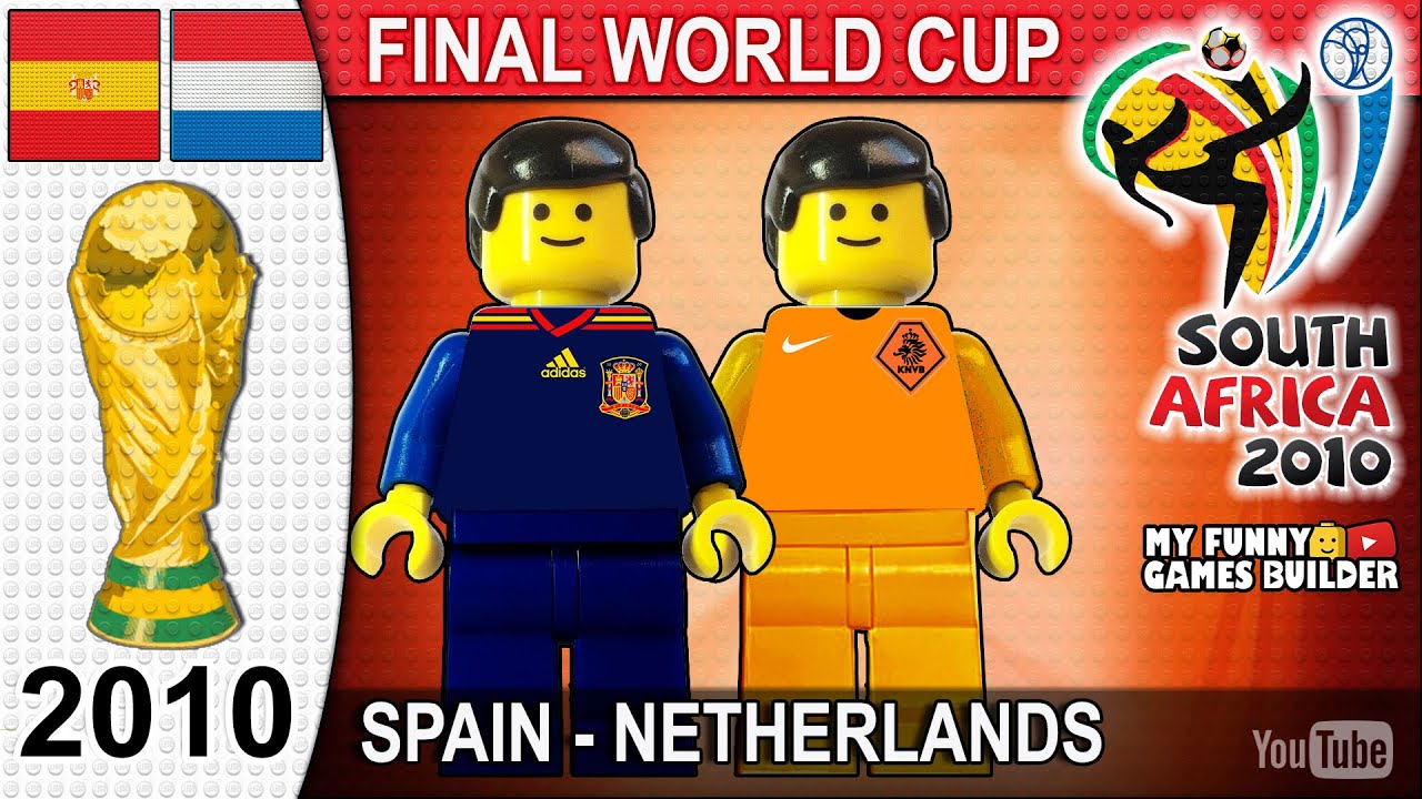 World Cup Final 2010 &bull; Spain vs Netherlands 1-0 &bull; South Africa &bull; All Goals Highlights Lego Football