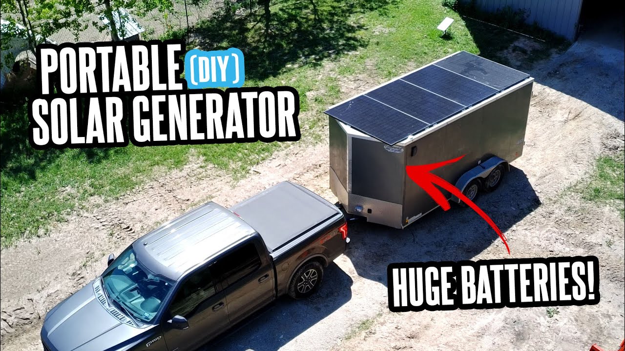 Cargo Trailer Conversion Pt1: Solar and Batteries with Vatrer