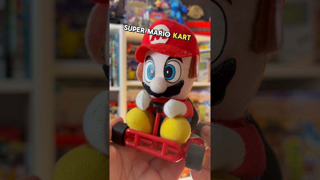 💥RARE Super Mario Kart Plushie!🍄 #nintendo #supermario #mariokart