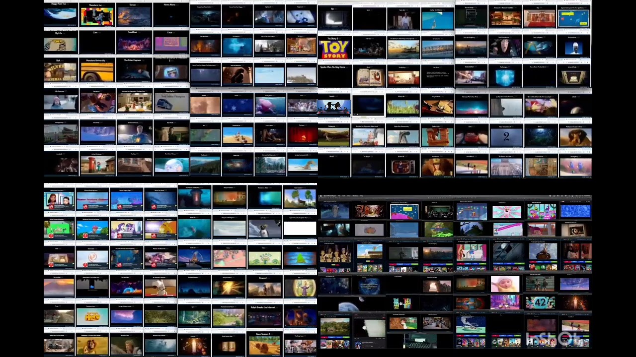 all 191 movies at the playing time once