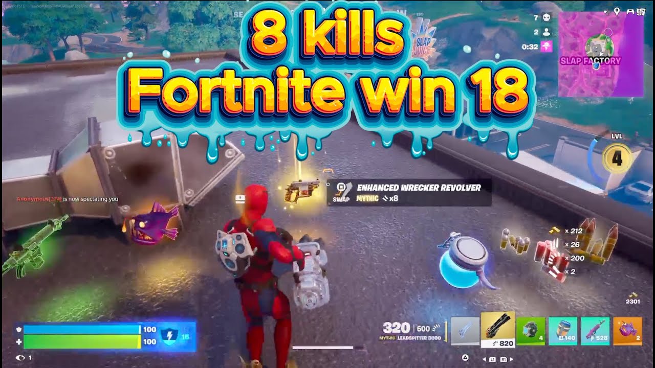 Fortnite Blitz Royale win 18