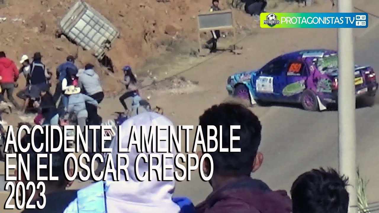 SERIO ACCIDENTE EN EL OSCAR CRESPO 2023