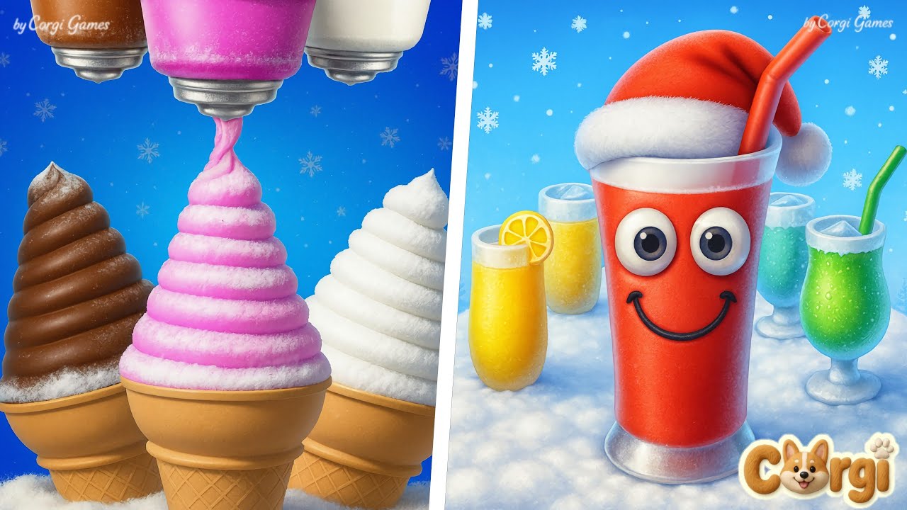 Ice Cream Inc. 🆚 Juice Run - All Levels Satisfying Walkthrough Gameplay 