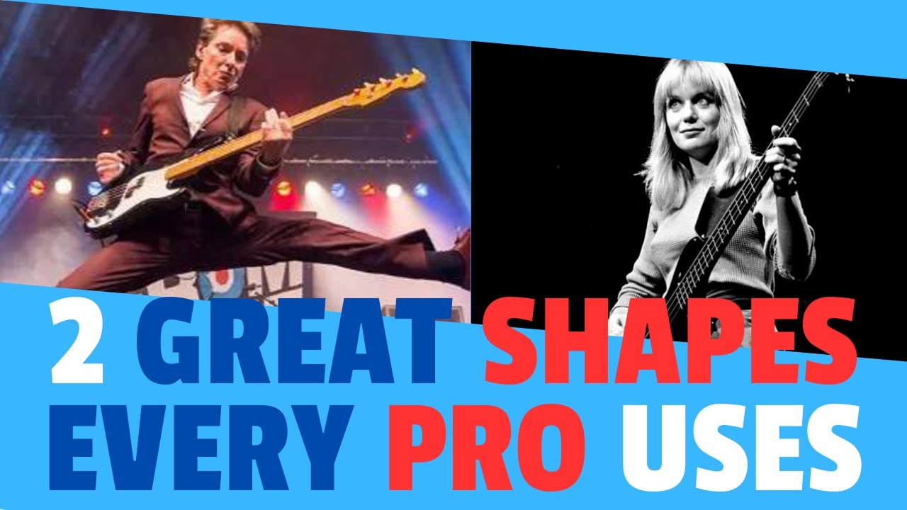 Two Great Shapes to HELP YOU PLAY Bass Like a PRO (#56)