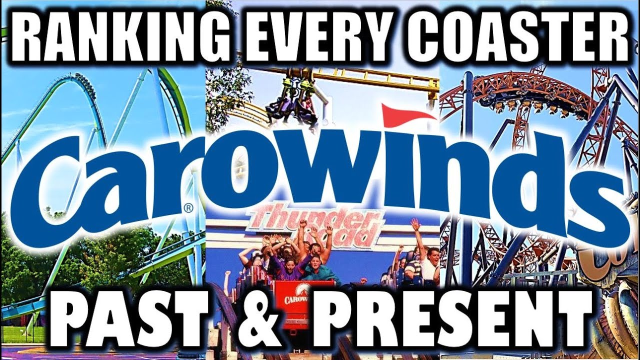 Рейтинг всех американских горок в Carowinds — прошлое и настоящее (Шарлотт, Северная Каролина)