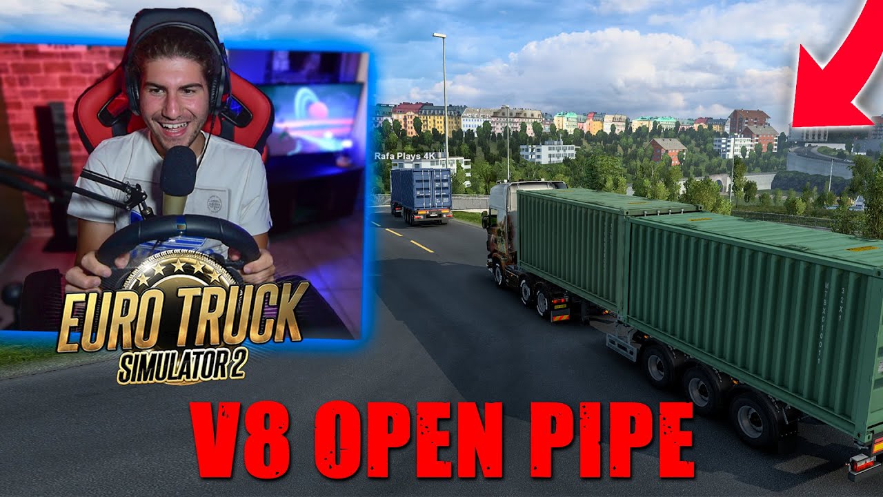 ΕΒΑΛΑ ΕΞΑΤΜΙΣΗ ΣΤΟ ΦΟΡΤΗΓΟ ΜΟΥ🔥! Euro Truck Simulator 2 GREEK