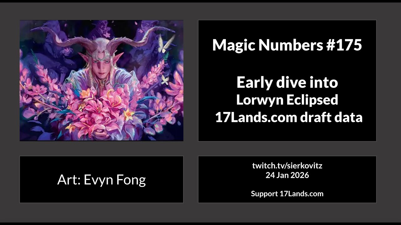 Magic Numbers #175: Lorwyn Eclipsed Early 17Lands Draft Data