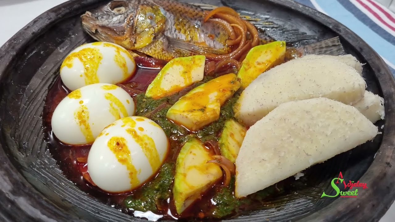 COOKING THE MOST DELICIOUS & APPETIZING GHANAIAN FOOD, Kanflor, Abomu 😋