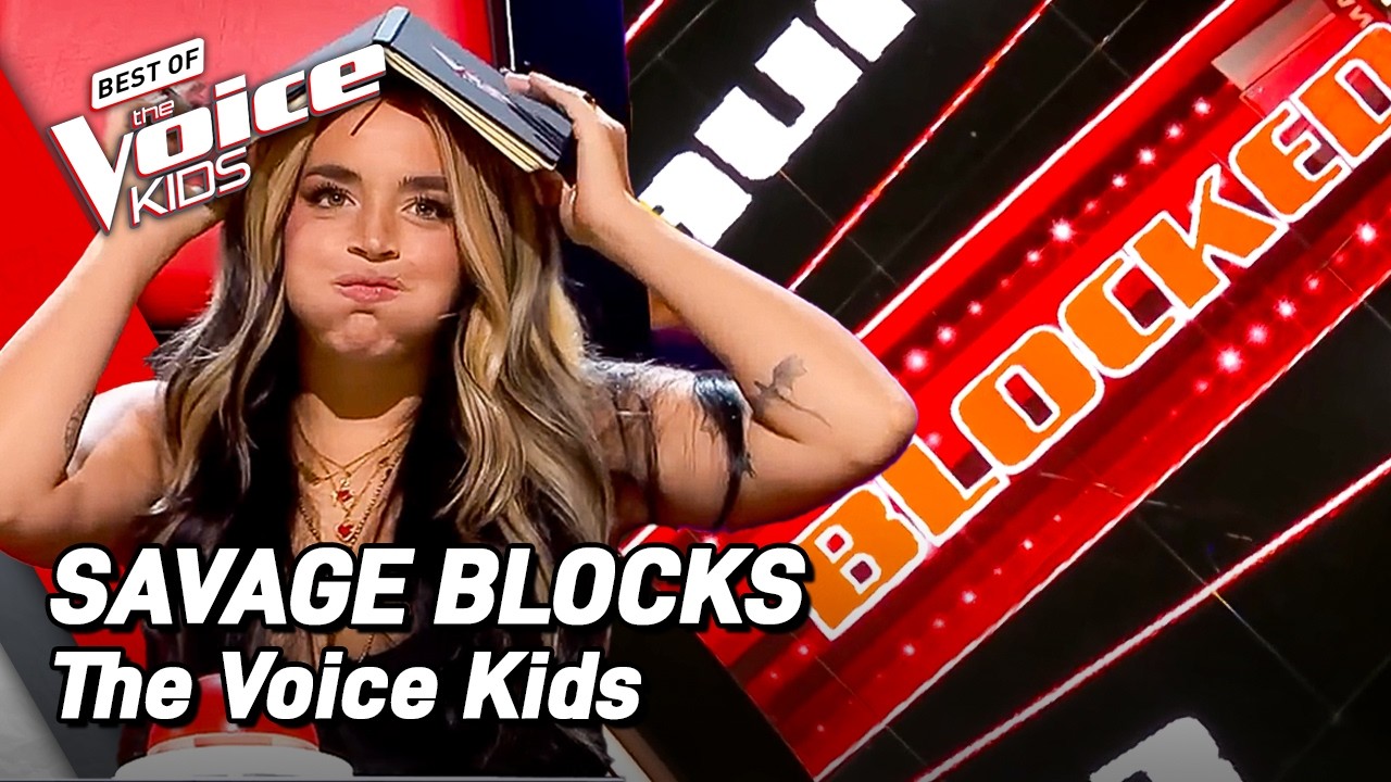 Most FUNNY & BRUTAL Blocks 🚫😂 on The Voice Kids