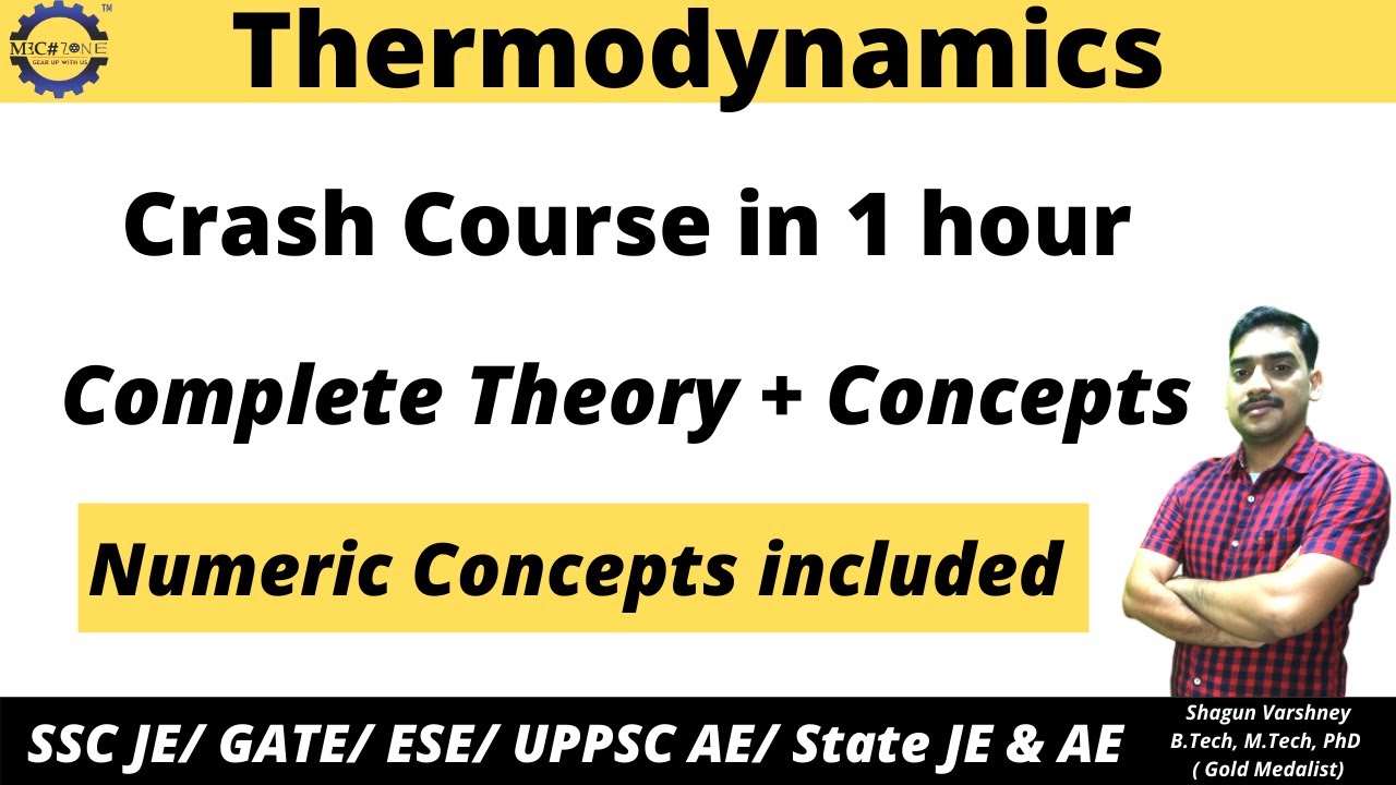Thermodynamics Crash Course for your GATE 2020 Mechanical in 1 hour.