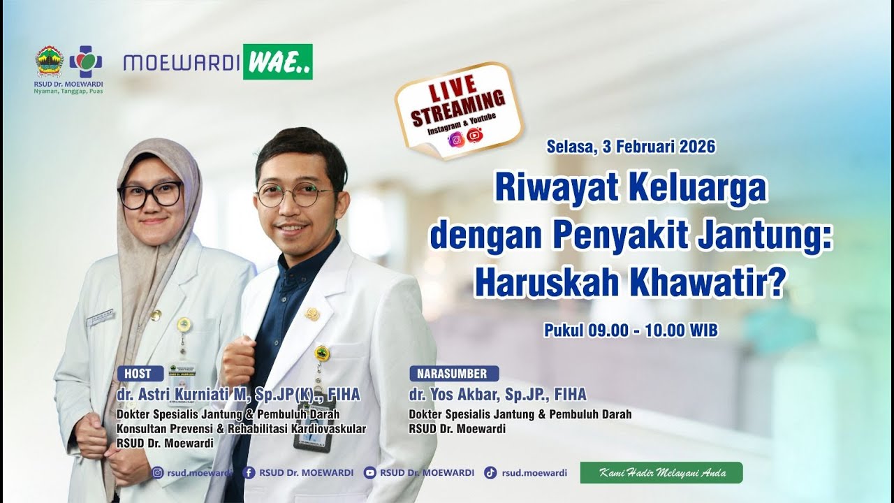 Riwayat Keluarga dengan Penyakit Jantung, Haruskah Khawatir | #moewardiwae  #293