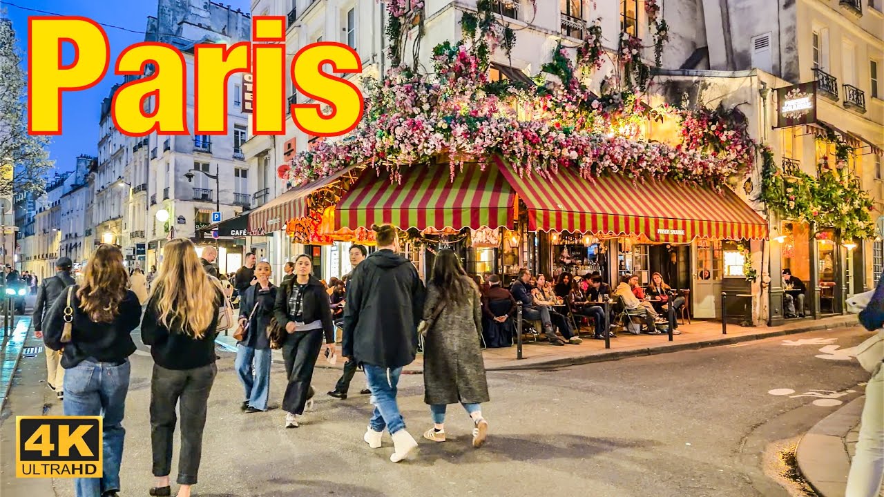 Paris,France 🇫🇷-22 March 2026 Paris 4K HDR Walking Tour | Spring Walk | 4K Paris | A Walk In Paris