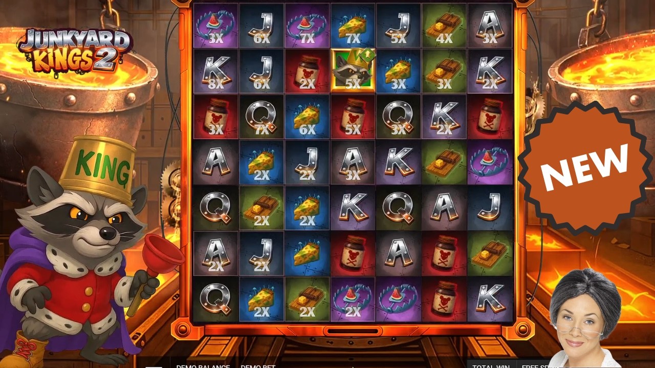 👩&zwj;🦳NEW SLOT 🎰 JUNKYARD KINGS 2🚨👍BULLSHARK GAMES 🎰 #newslots 🚨#demoplay #prerelease