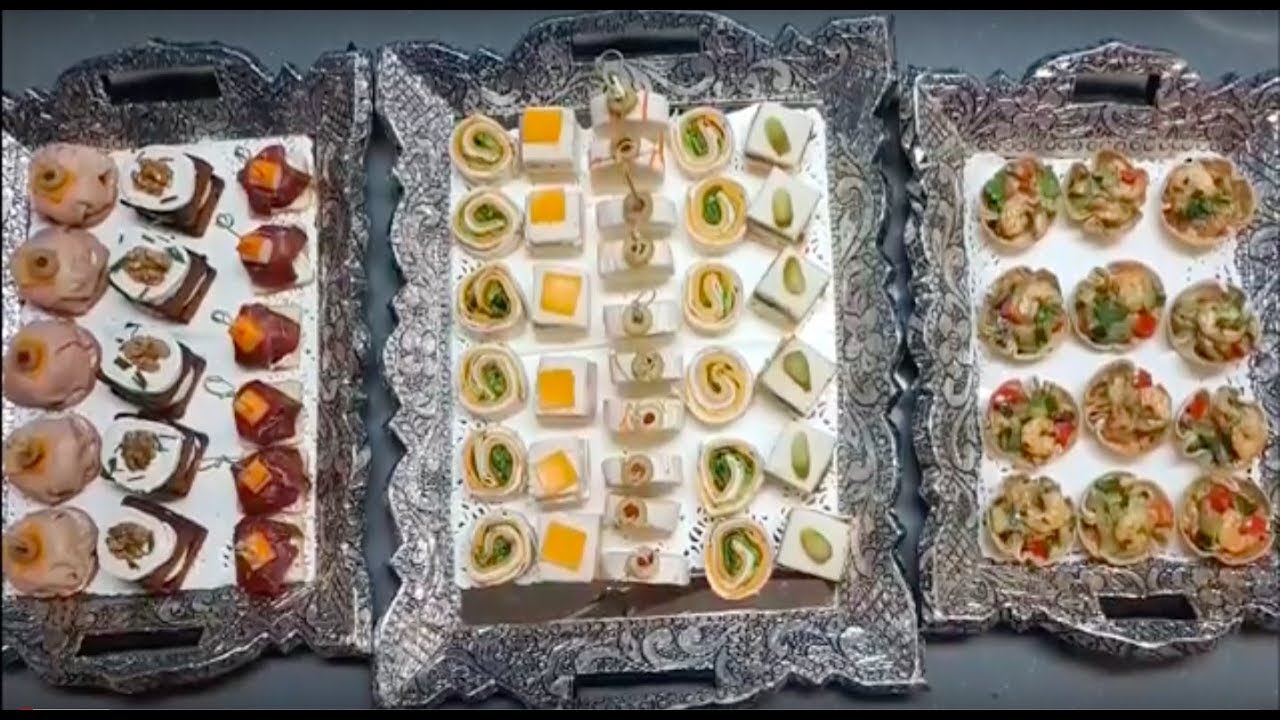 10 assortiments de canapés salés très facile
