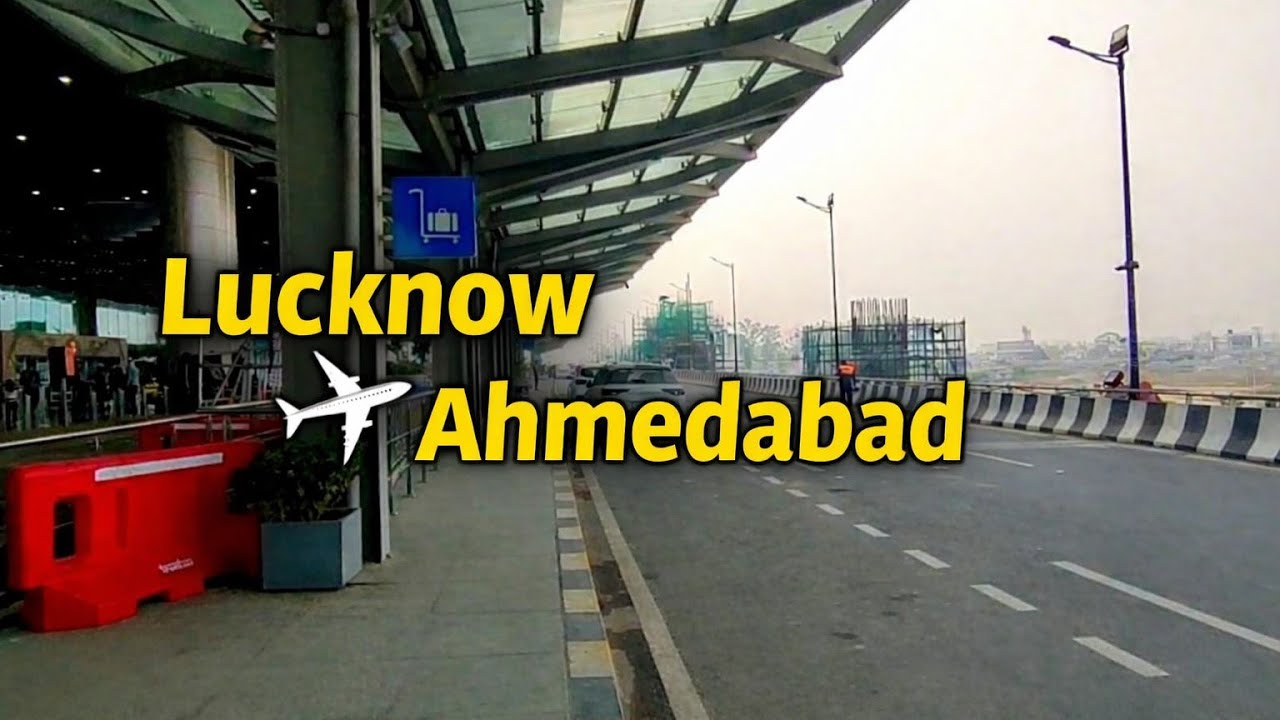 Lucknow → Ahmedabad by Flight | Airport to Landing Vlog#ahmedabad#lucknow@ZishanViews 