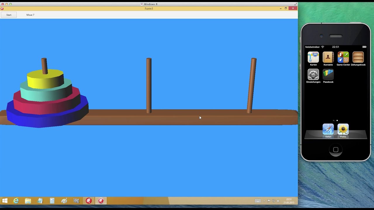Tutorial: Tower of Hanoi with FireMonkey XE7 (Delphi XE7) on Win, iOS, Android