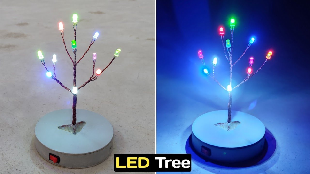 Homemade LED Tree 🎄 | New Diwali Decoration Ideas | How to make a Amazing LED tree