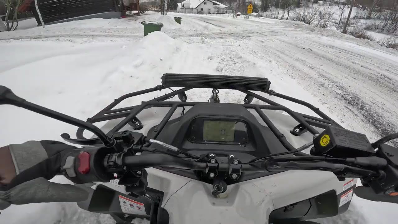 Segway AT5 odśnieżanie heavy snow removal część part 2