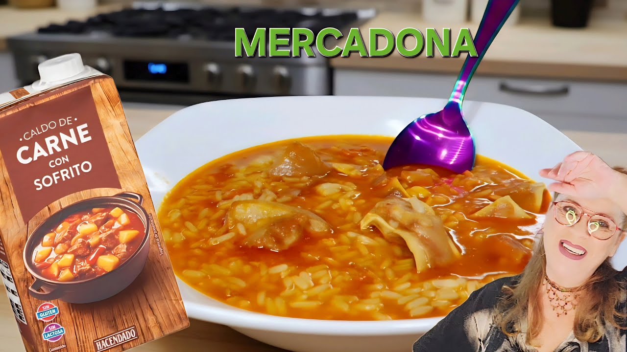 ✨️NOVEDAD MERCADONA 🟢 3° RECETA EN 10 MINUTOS‼️ Arroz meloso fácil y rápido con ¡4 INGREDIENTES! 😋