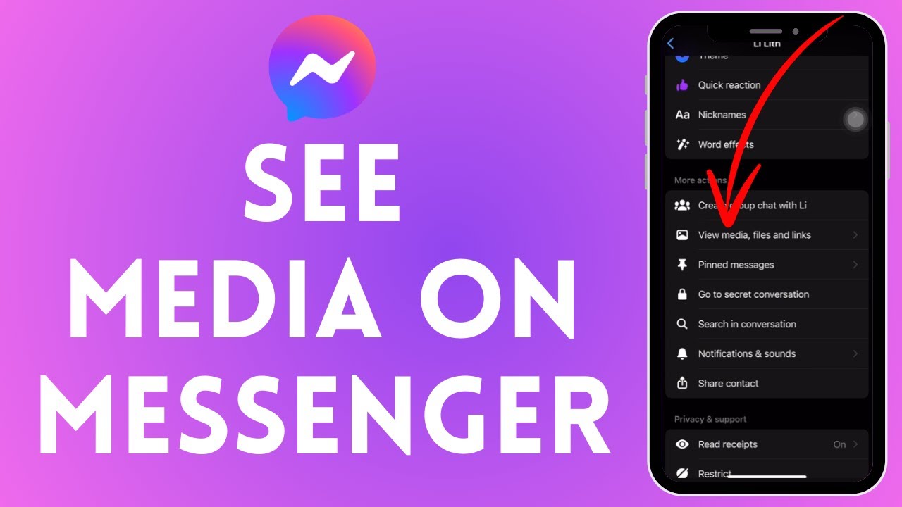 How to See Media in Messenger (2024) | Facebook Messenger Tutorial