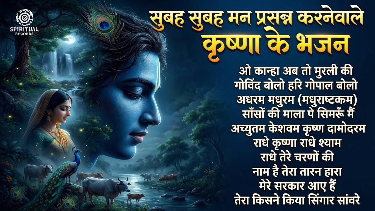 Krishna Bhajan Nonstop 💫 | Most Beautiful Bhakti Songs | Peaceful Devotional Music | Bhajan