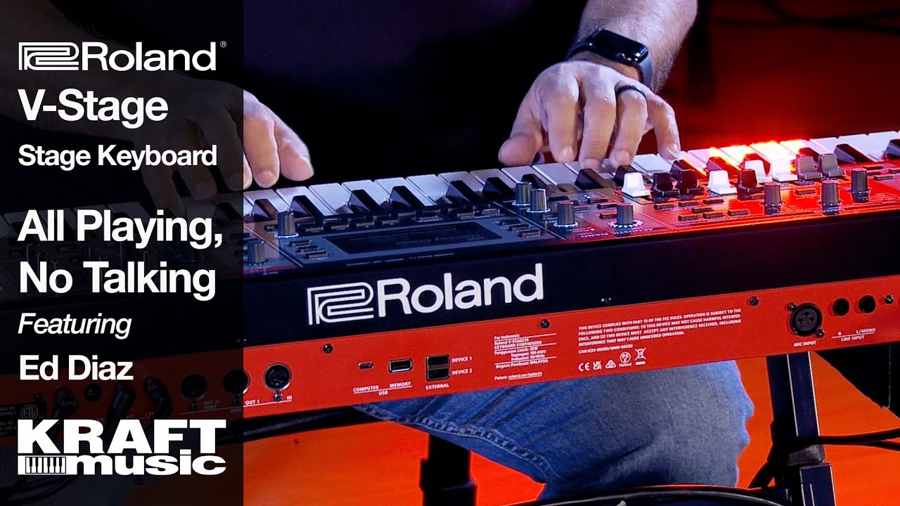Roland V-Stage Stage Piano - All Playing, No Talking with Ed Diaz