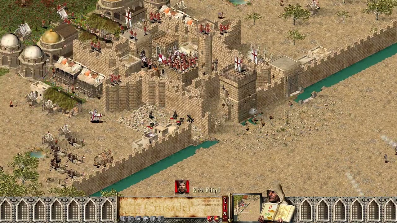 Twierdza Krzyżowiec Turniej botów Runda 1 Pojedynek 2 Filip I vs Saladyn