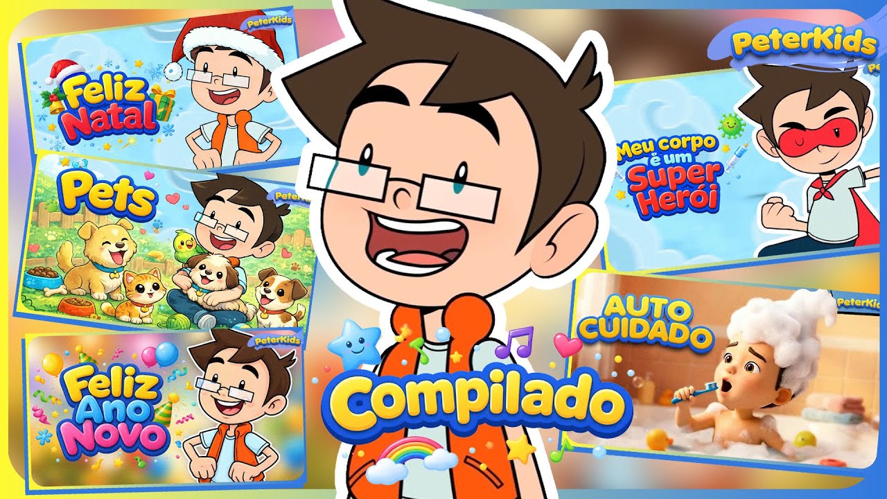 Compilado de Musicas Infantis Educativas - Peter Kids [Mês de Dezembro/Janeiro]
