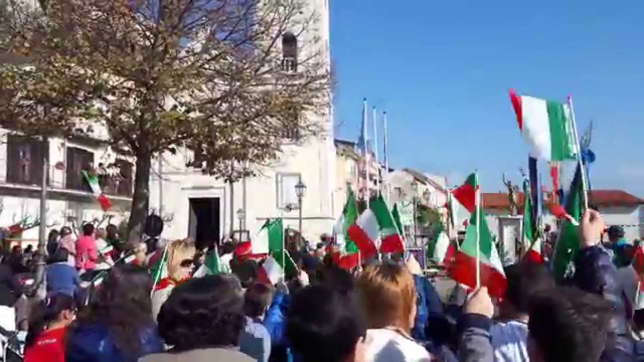 Presenzano 6.11.2015. Giornata dell'Unit&agrave; Nazionale e Festa delle Forze Armate