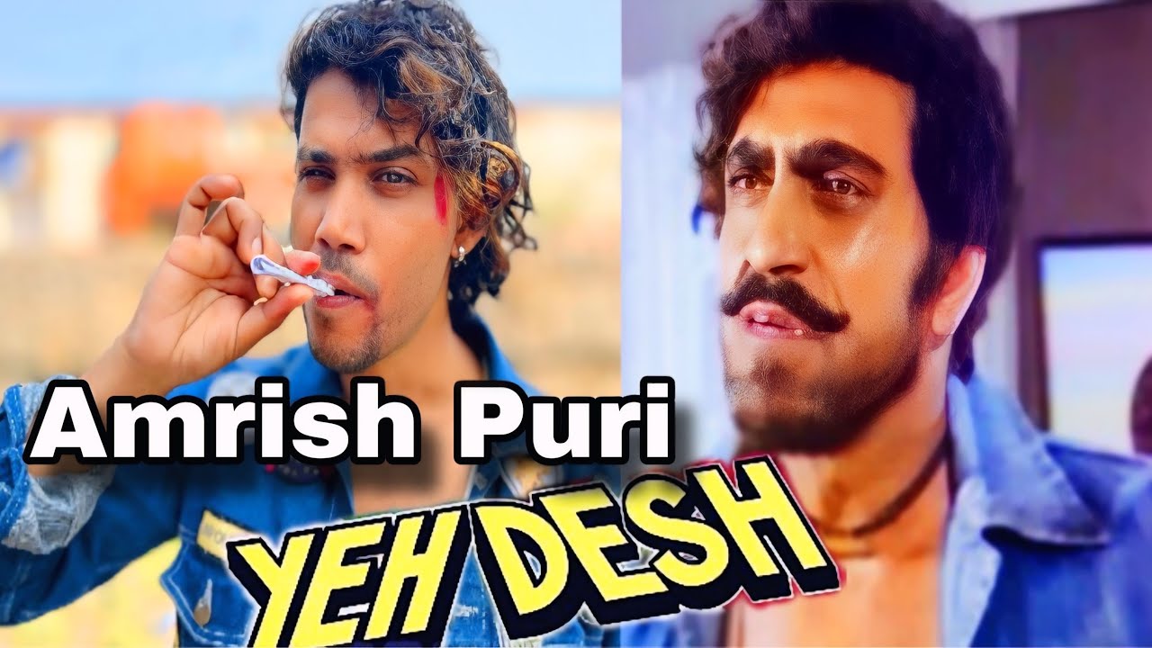 Yeh Desh | 1984 | Amrish Puri & Utpal Dutt Dialogues | Kamal Haasan | Jeetendra | #amrishpuri 