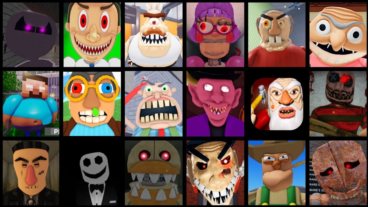 MISS ANI TRON'S DETENTION, ESCAPE FREDDY'S MANSION, TEAM GRANDPA ESCAPE ROBLOX JUMPSCARE 