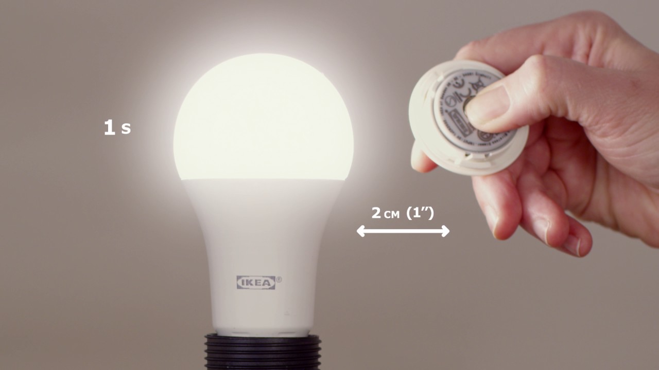 IKEA - Appairage d’une ampoule avec le variateur TRÅDFRI